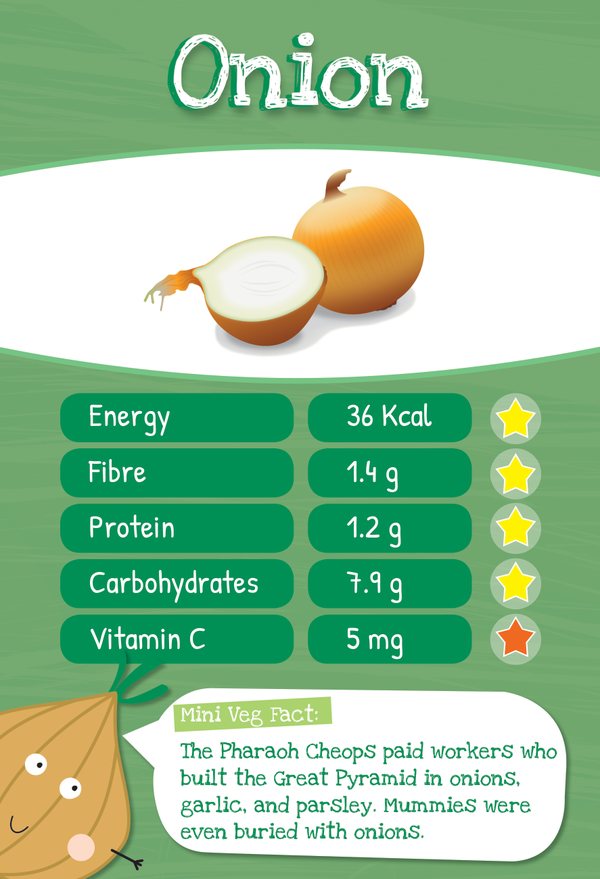 The Onion Veggie Trumps card