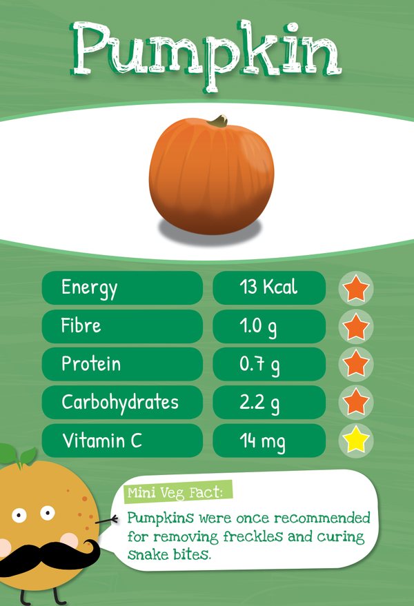 The Pumpkin Veggie Trumps card
