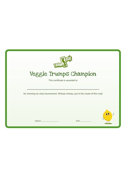 Preview of Champion and best sport certificates