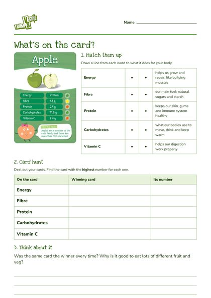 Preview of What’s on the card? worksheet